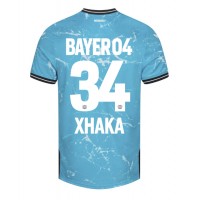 Bayer Leverkusen Granit Xhaka #34 Tretí futbalový dres 2023-24 Krátky Rukáv